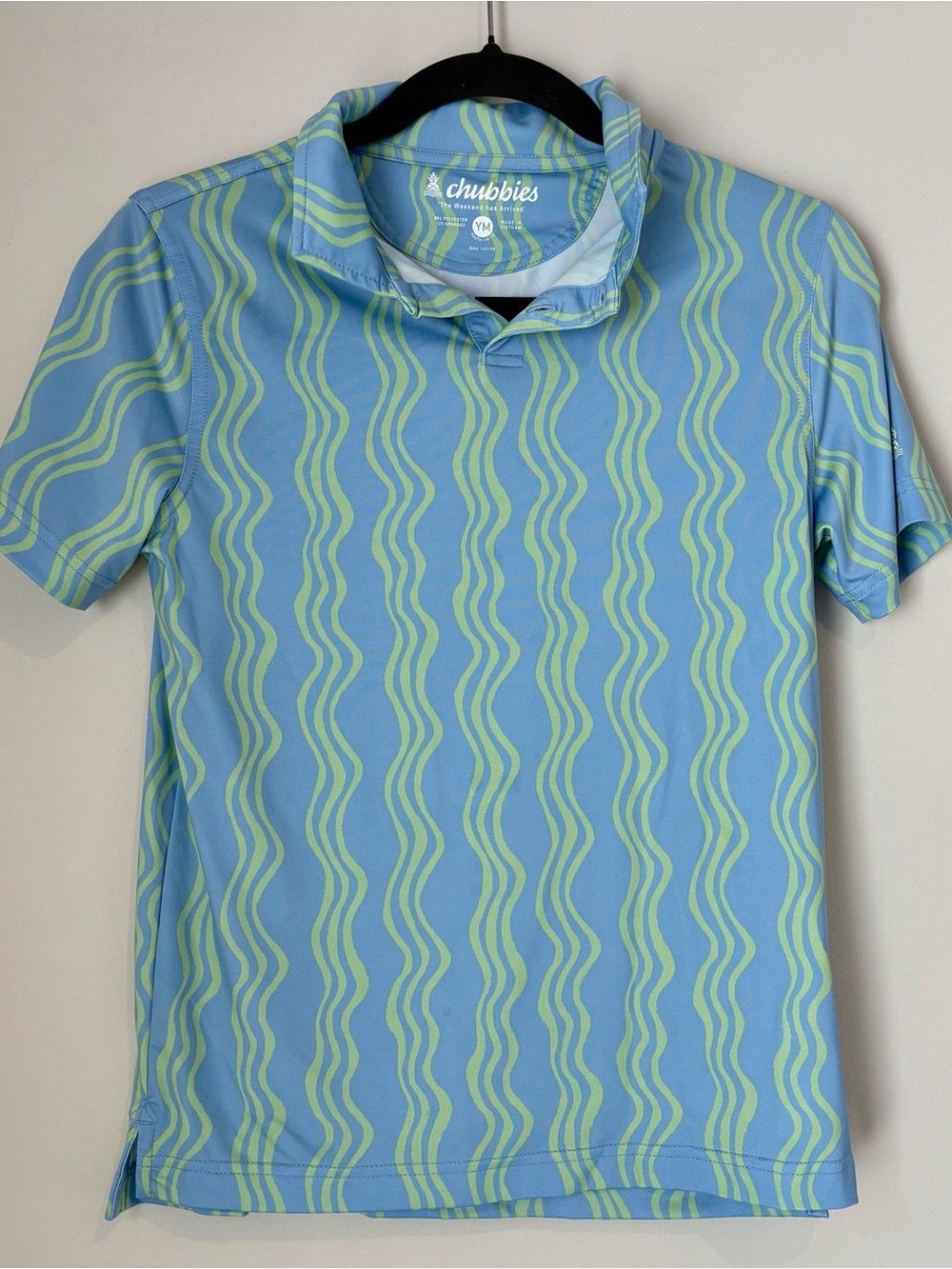 Boys Chubbies The Weekend Has Arrived Performance Polo Youth 10/12
